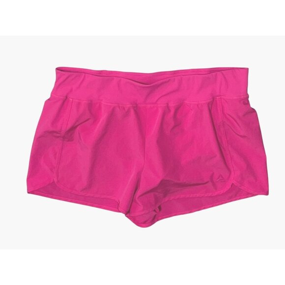 Reebok Womens Hot Pink Athletic Shorts XXL Lightweight Polyester Comfortable Str - Picture 1 of 3
